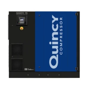 Quincy QGDV 15～30 hpオイル潤滑式ロータリースクリューエアコンプレッサ - Veroで信頼性とエネルギー効率の高いパフォーマンスを実現