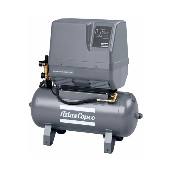 Atlas Copco 0,7-2 HP LFx Compact Oil-free Piston Air Compressor - zuverlässige, energieeffiziente und ölfreie Druckluftlösung